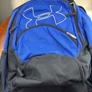 Under Armour Men's Royal Blue and Black Backpack
